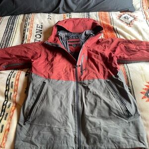 Black Diamond Red and Gray stretch recco ski Jacket